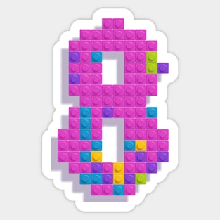 8 Brick Sticker